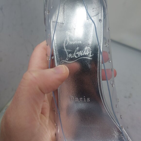 Christian Louboutin Jelly Strass Bow Wedding Crystal PVC Pump - Picture 6 of 12